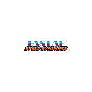 The Fast AF VICE Sticker