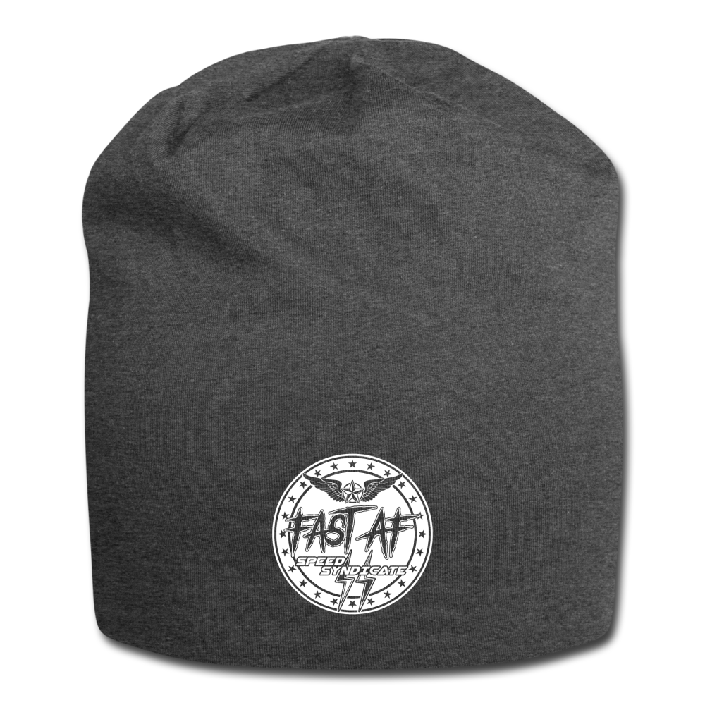 Slick Badge of Honor Beanie - charcoal gray